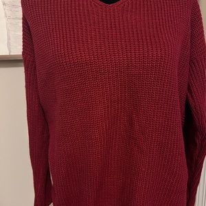 Burgundy Sweater
